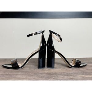 SAM EDLEMAN | Yaro Black Patent Leather High Heels
